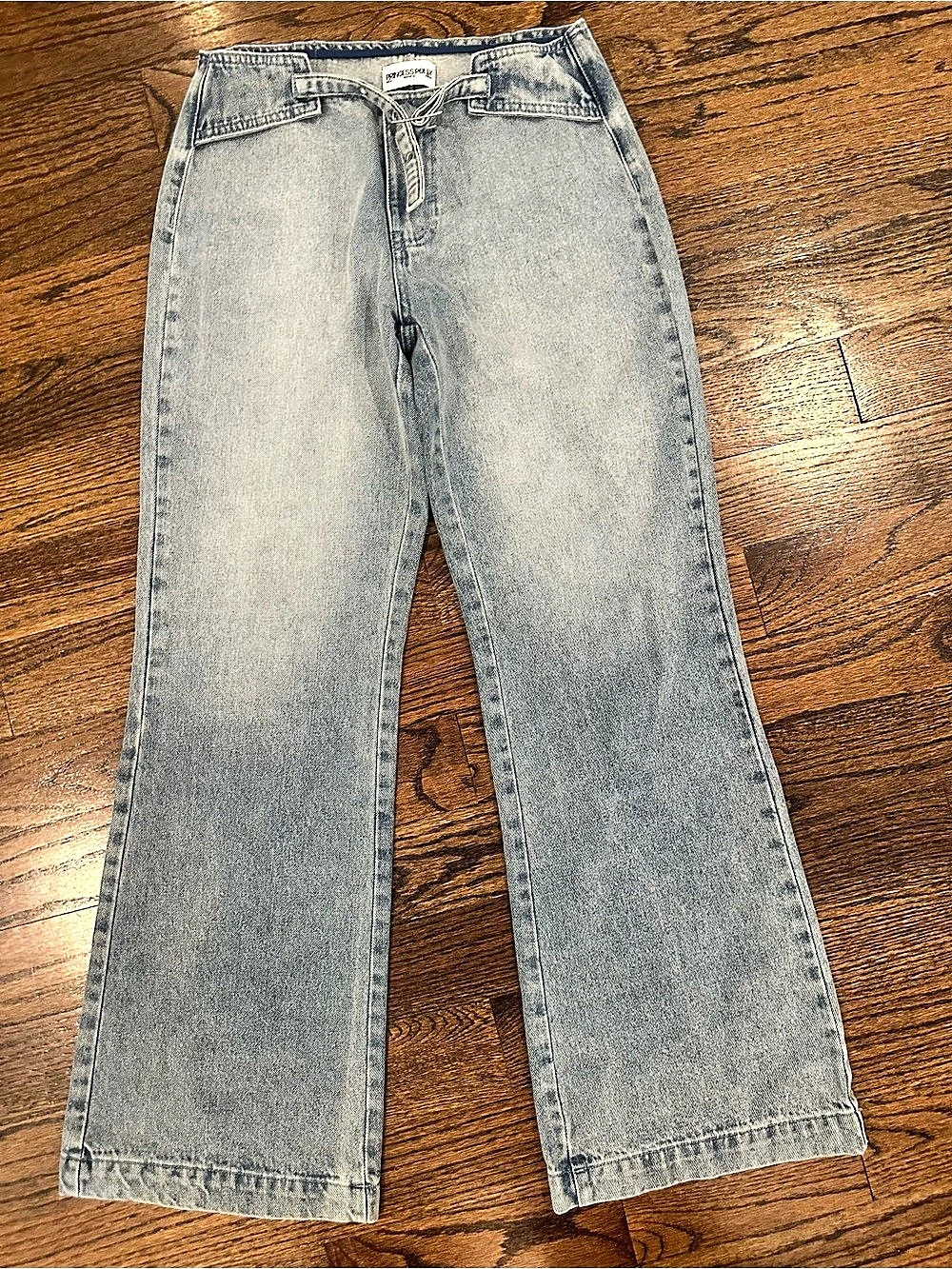 Princess Polly Wide Leg Jeans in Blue Size 4 Like New